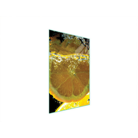 TAGLIERE IN VETRO 35x52 LIMONE