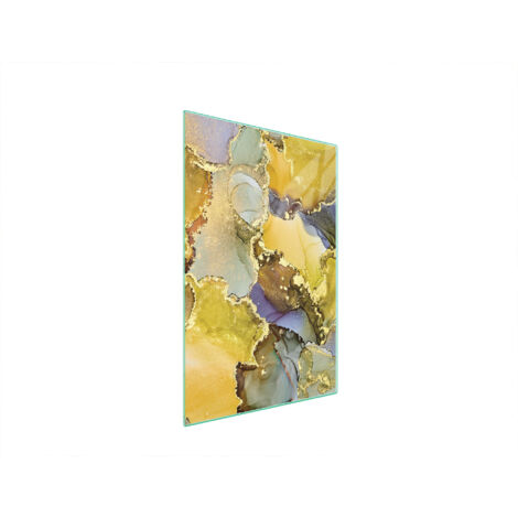 TAGLIERE IN VETRO 35x52 MARMO