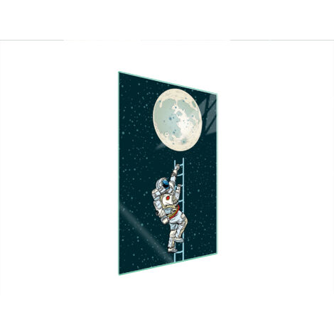 TAGLIERE IN VETRO 35x52 MOON