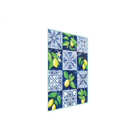 TAGLIERE IN VETRO 35x52 MOSAICO