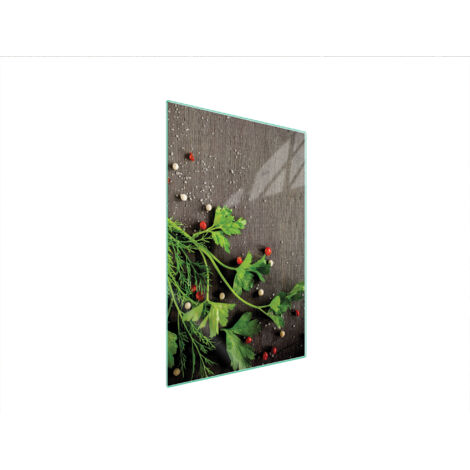 TAGLIERE IN VETRO 35x52 PEPPER