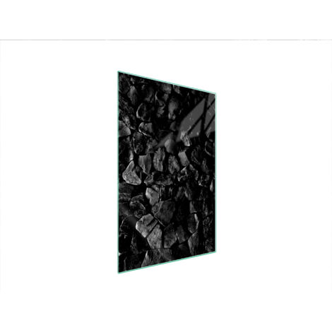 TAGLIERE IN VETRO 35x52 PIETRE