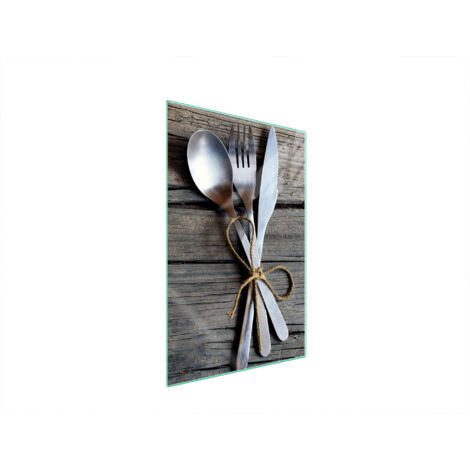 TAGLIERE IN VETRO 35x52 POSATE
