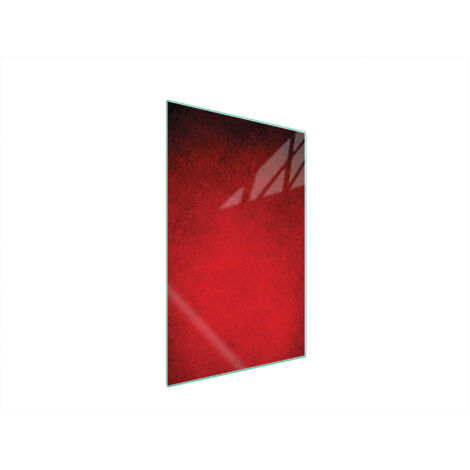 TAGLIERE IN VETRO 35x52 ROSSO