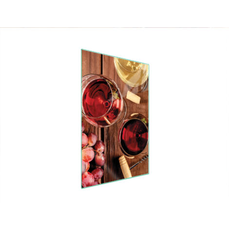 TAGLIERE IN VETRO 35x52 VINO