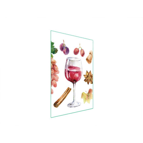 TAGLIERE IN VETRO 35x52 VINO