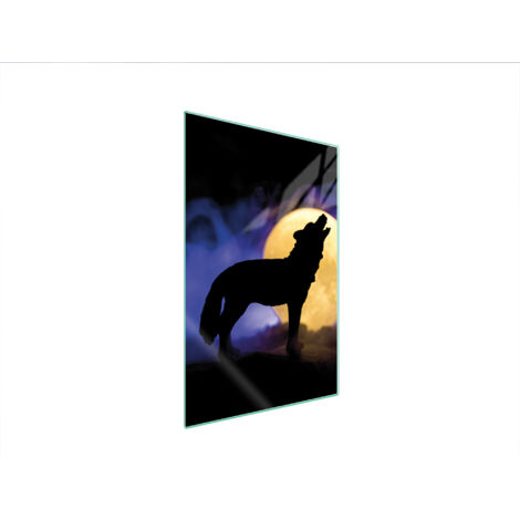 TAGLIERE IN VETRO 35x52 WOLF
