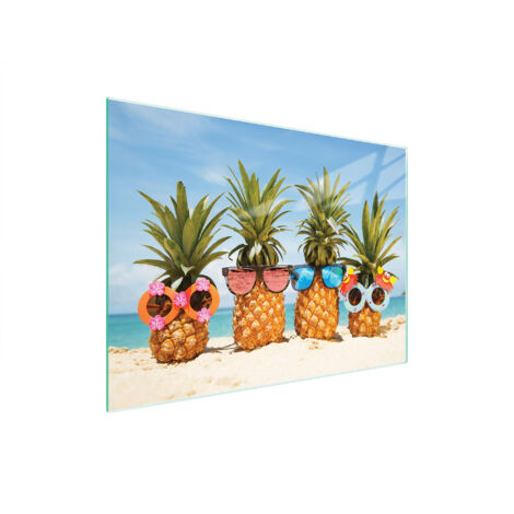 TAGLIERE IN VETRO 40x30 ANANAS