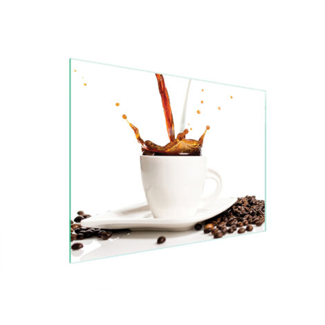 TAGLIERE IN VETRO 40x30 CAFFÈ