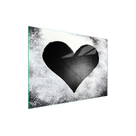 TAGLIERE IN VETRO 40x30 CUORE