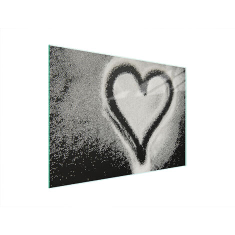 TAGLIERE IN VETRO 40x30 CUORE