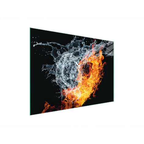 TAGLIERE IN VETRO 40x30 CUORE