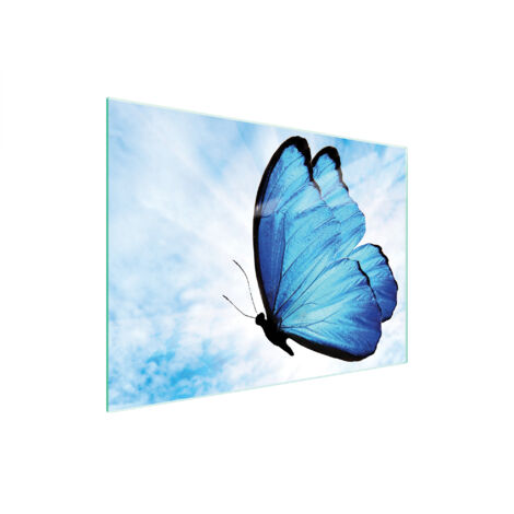 TAGLIERE IN VETRO 40x30 FARFALLA