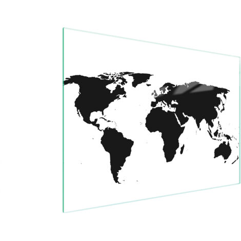 TAGLIERE IN VETRO 40x30 MAPPA