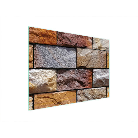 TAGLIERE IN VETRO 40x30 MATTONE