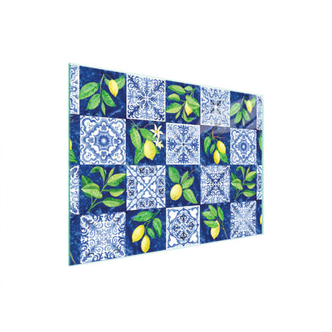 TAGLIERE IN VETRO 40x30 MOSAICO