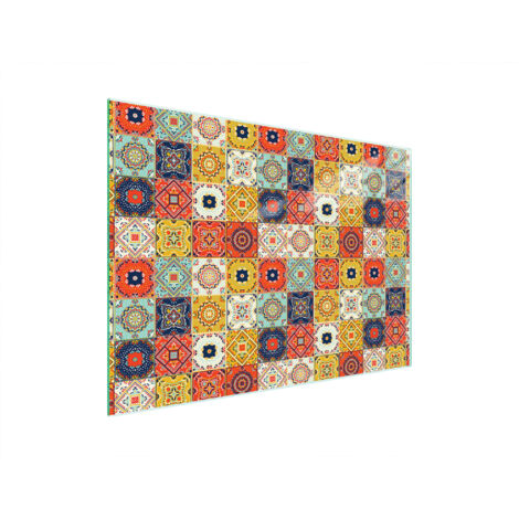 TAGLIERE IN VETRO 40x30 MOSAICO