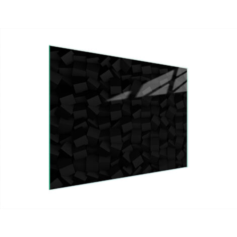 TAGLIERE IN VETRO 40x30 NERO