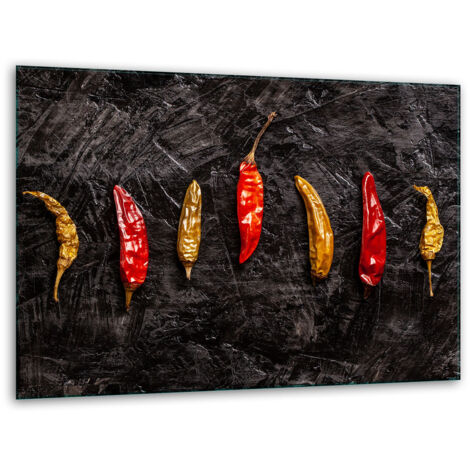 Tagliere in vetro 40x30 peperoncino