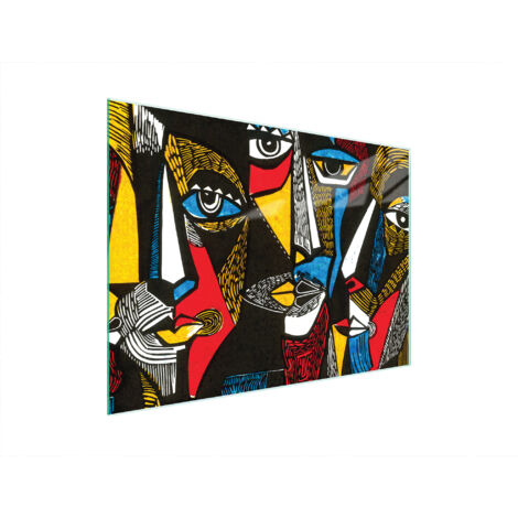 TAGLIERE IN VETRO 40x30 POP ART.