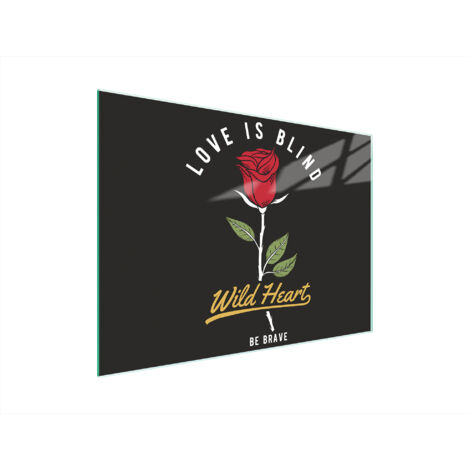 TAGLIERE IN VETRO 40x30 ROSA