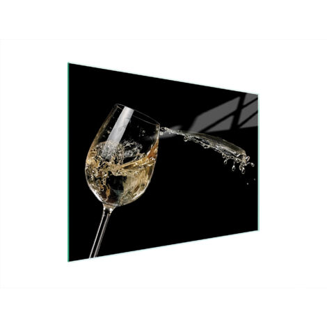 TAGLIERE IN VETRO 40x30 VINO
