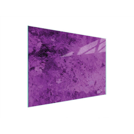 TAGLIERE IN VETRO 40x30 VIOLA