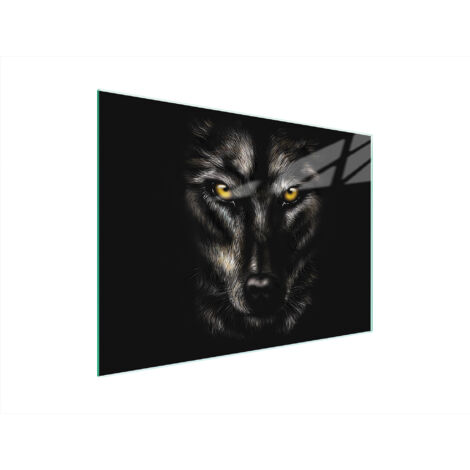 TAGLIERE IN VETRO 40x30 WOLF