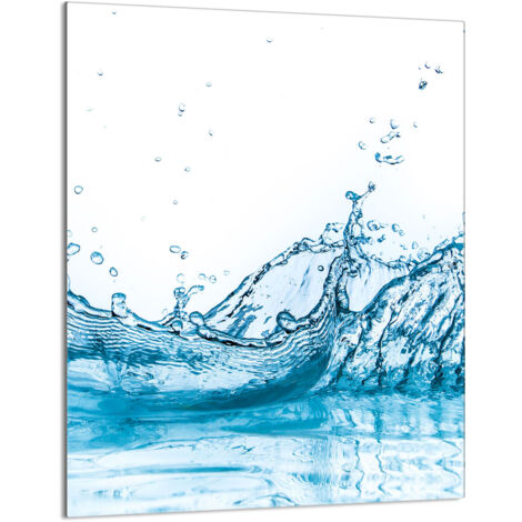 TAGLIERE IN VETRO 40x52 Acqua