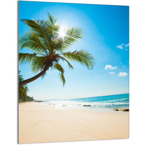 TAGLIERE IN VETRO 40x52 Beach
