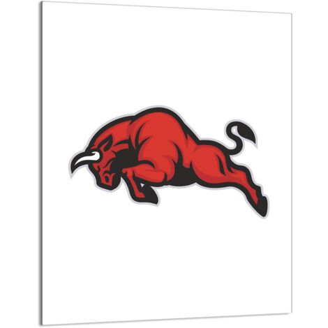 TAGLIERE IN VETRO 40x52 Bull