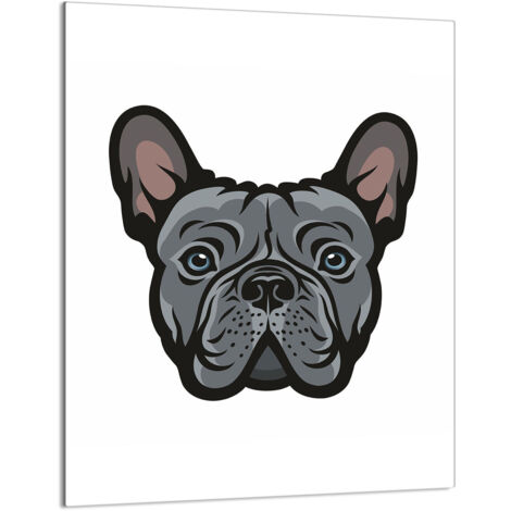 TAGLIERE IN VETRO 40x52 Cane