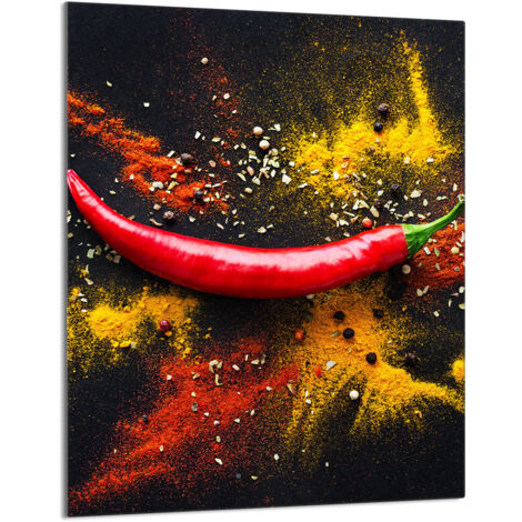 TAGLIERE IN VETRO 40x52 Chili