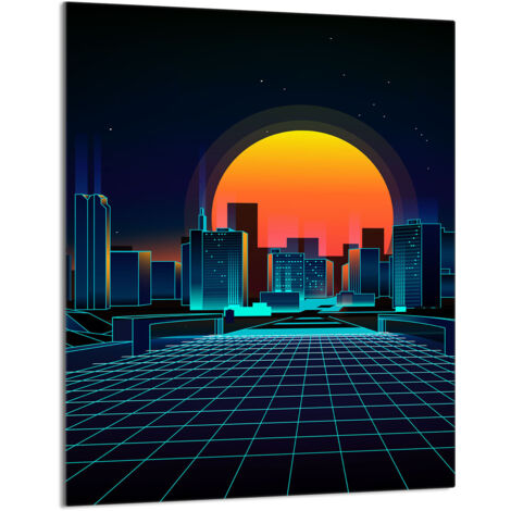 TAGLIERE IN VETRO 40x52 City