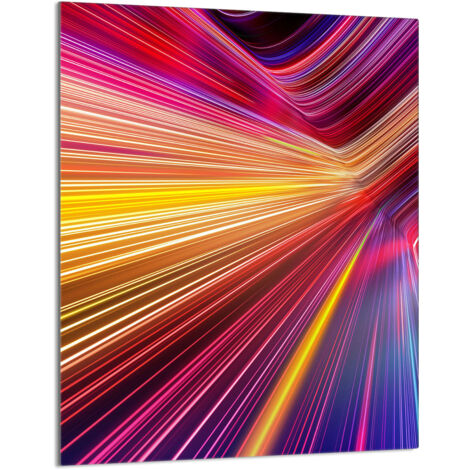 TAGLIERE IN VETRO 40x52 Colorato