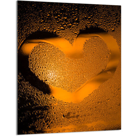TAGLIERE IN VETRO 40x52 Cuore