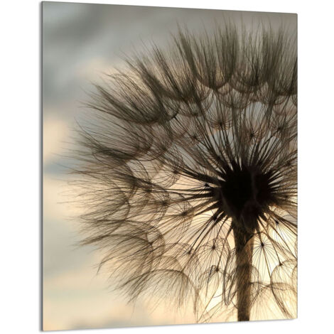 TAGLIERE IN VETRO 40x52 Fiore