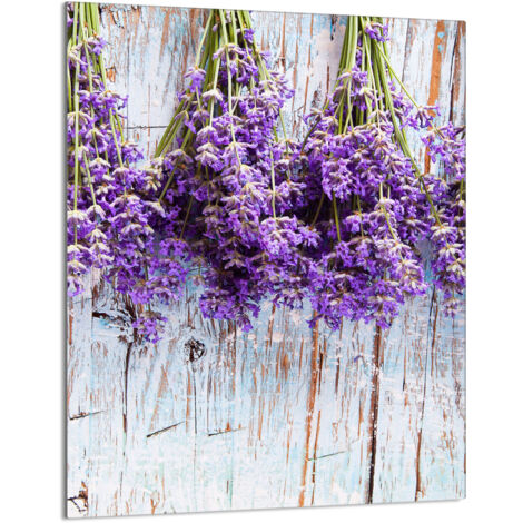 TAGLIERE IN VETRO 40x52 Lavanda