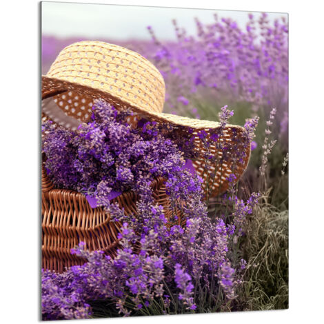 TAGLIERE IN VETRO 40x52 Lavanda