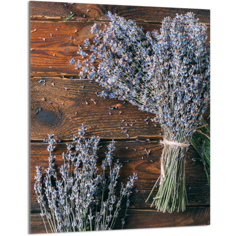 TAGLIERE IN VETRO 40x52 Lavanda