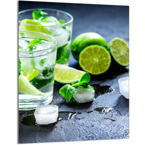 TAGLIERE IN VETRO 40x52 Lime