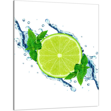 TAGLIERE IN VETRO 40x52 Lime
