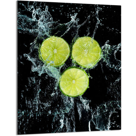 TAGLIERE IN VETRO 40x52 Limone