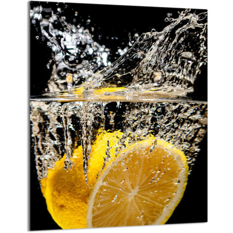 TAGLIERE IN VETRO 40x52 Limone