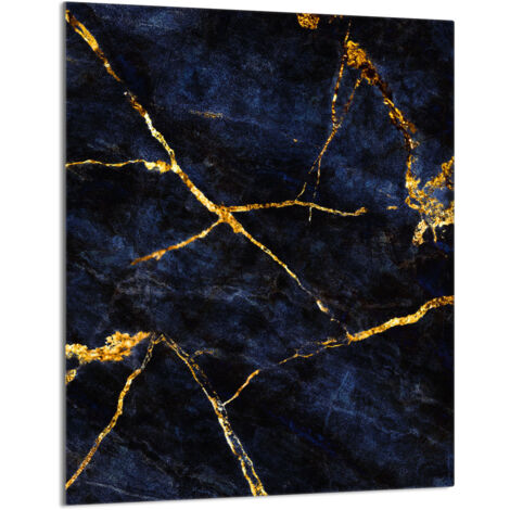 TAGLIERE IN VETRO 40x52 Marmo