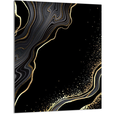 TAGLIERE IN VETRO 40x52 Marmo