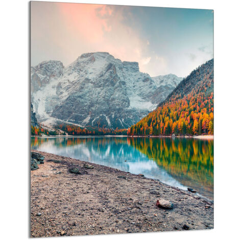 TAGLIERE IN VETRO 40x52 Montagne
