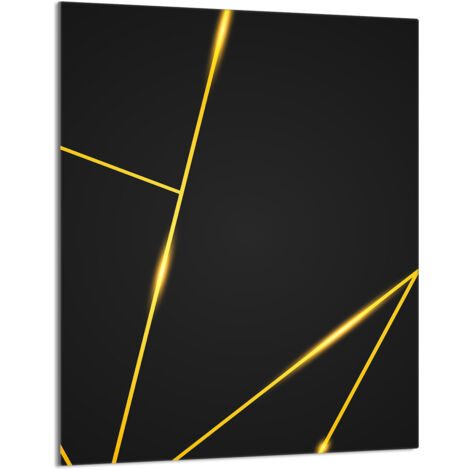 TAGLIERE IN VETRO 40x52 Nero
