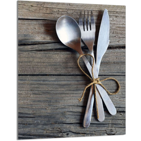 TAGLIERE IN VETRO 40x52 Posate