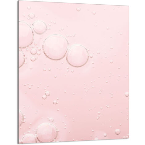 TAGLIERE IN VETRO 40x52 Rosa